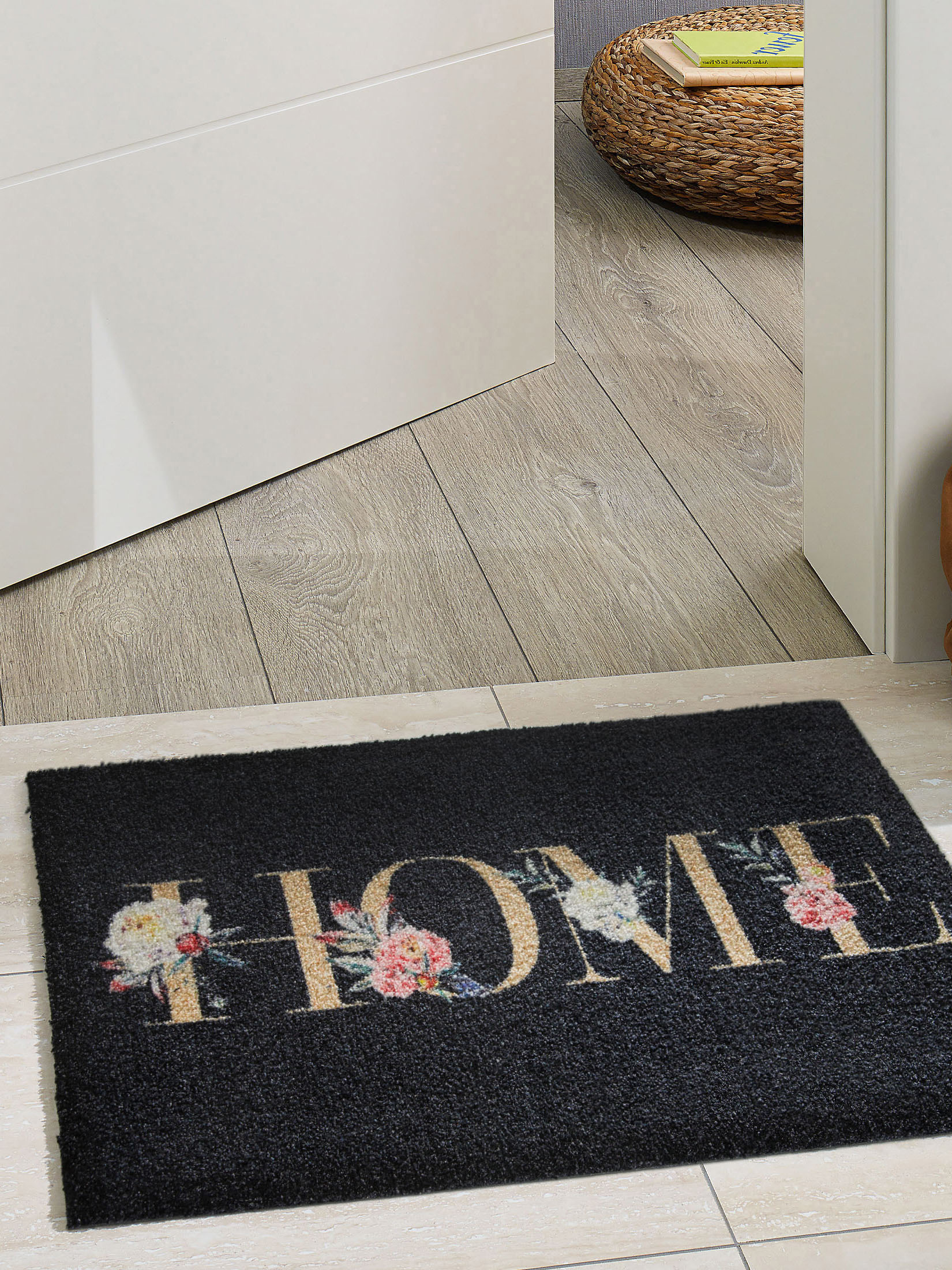 Fashion Fußmatte, Home Flowers