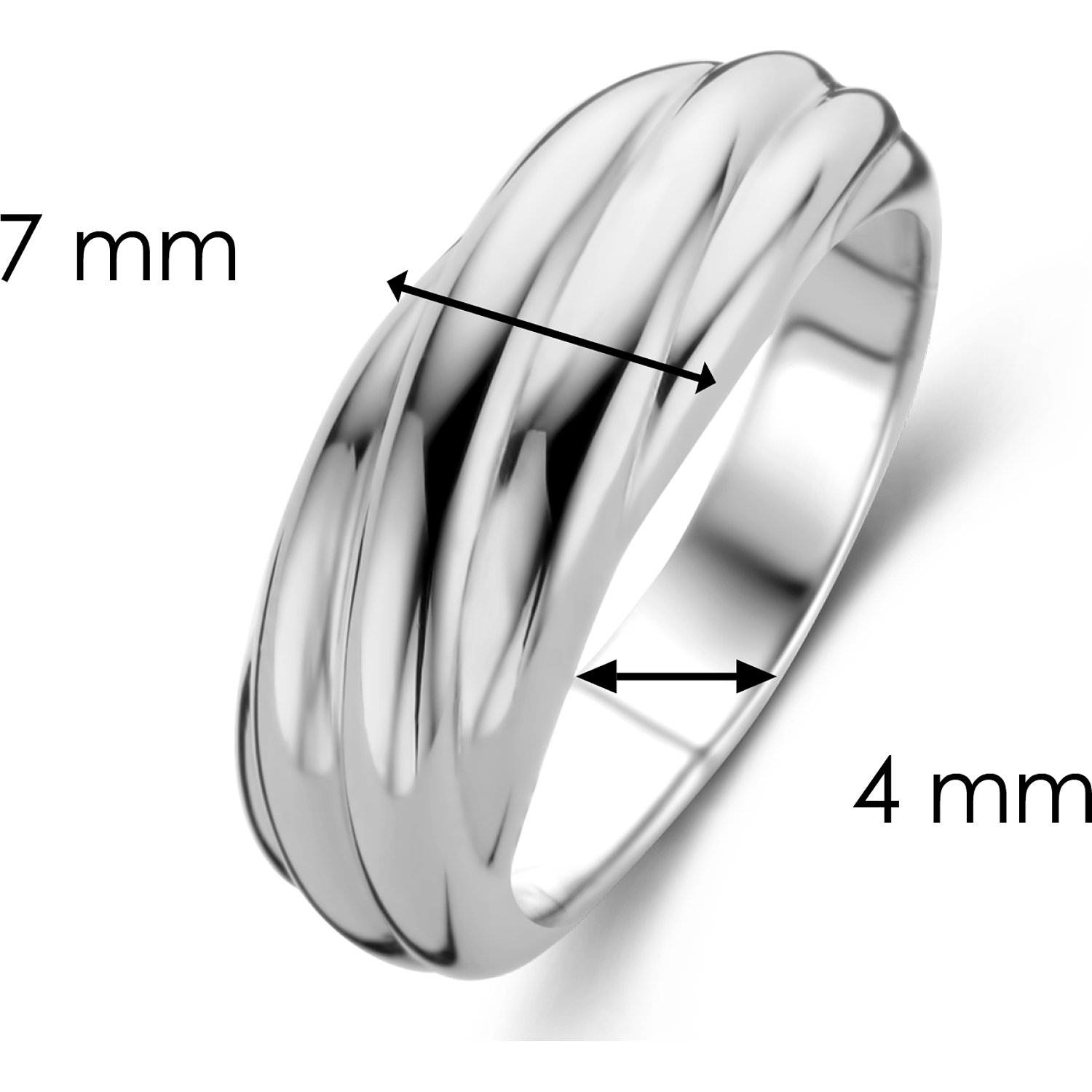 TI SENTO - Strieborné prstene Milano