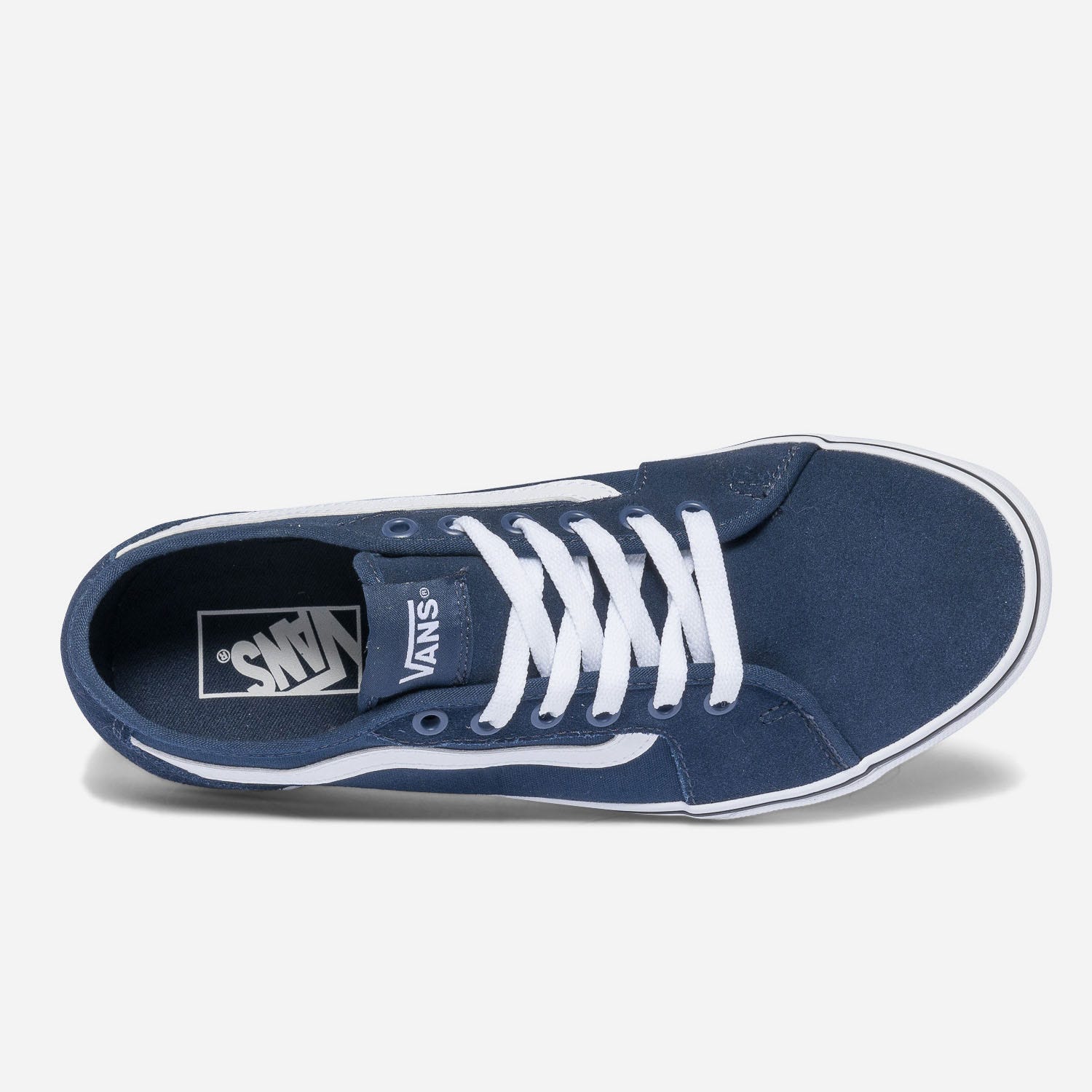Tennis VANS bleu marine en cuir velours et toile