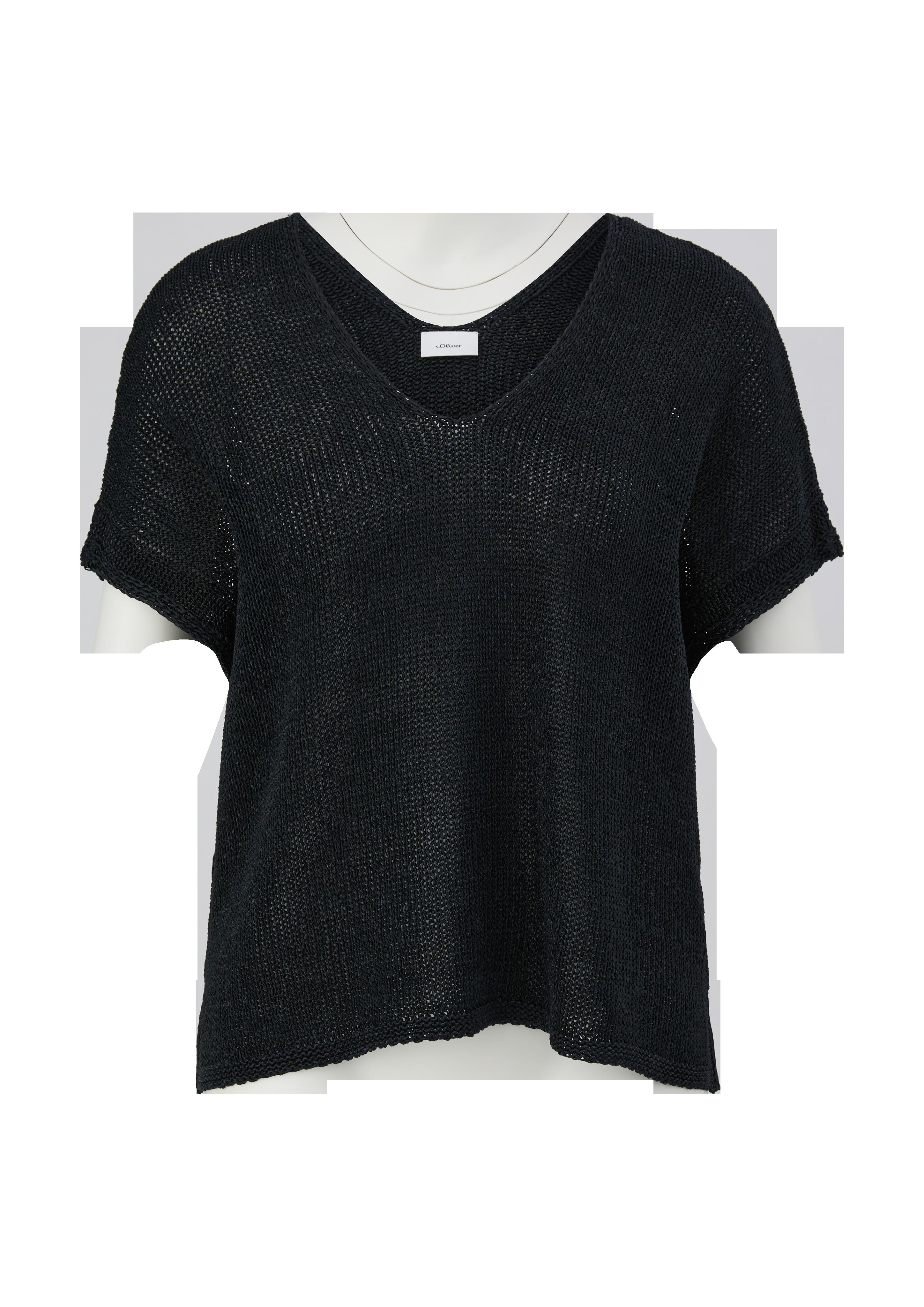 Ärmelloser Strickpullover  2128845-99X5