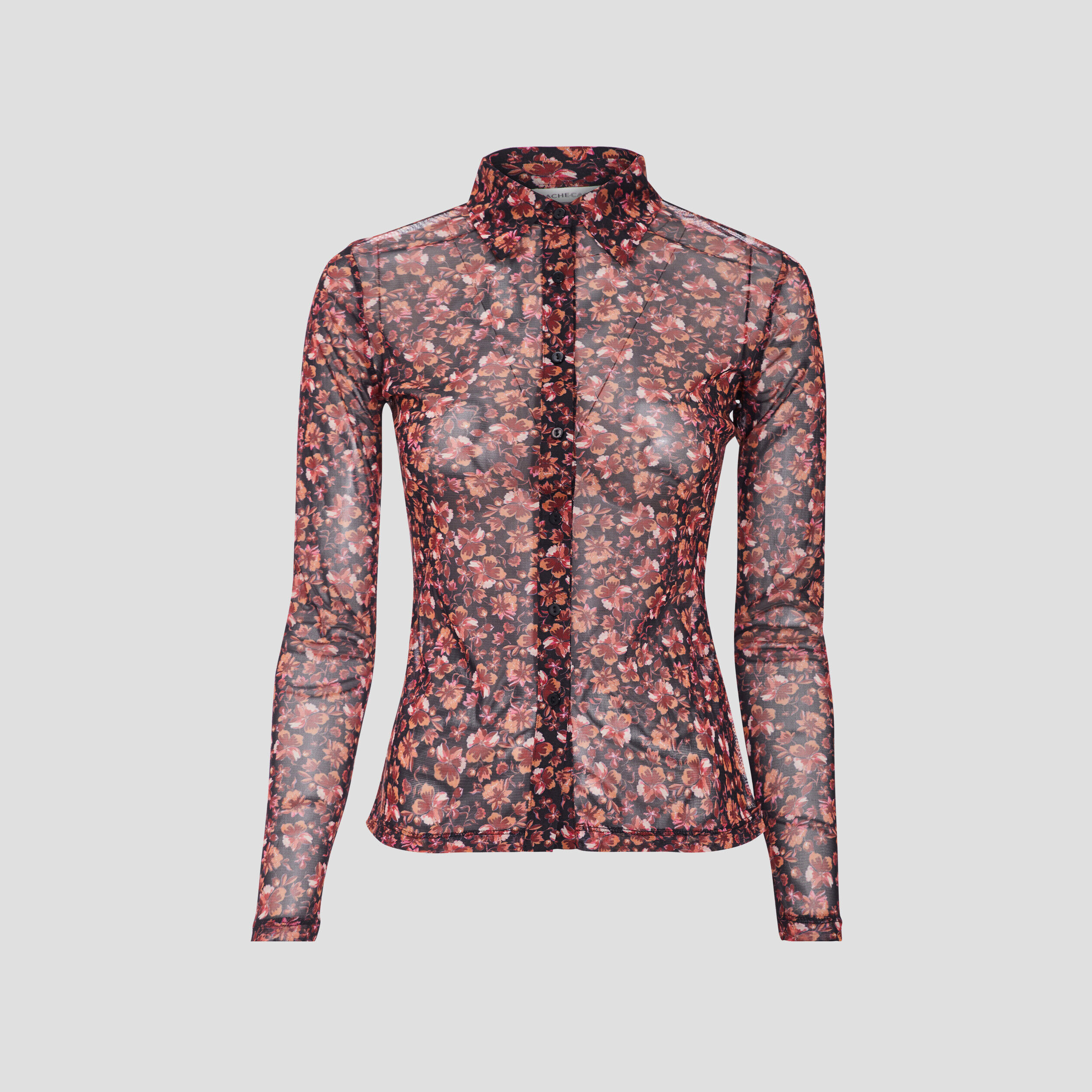 Chemise manches longues noir femme | Cache Cache