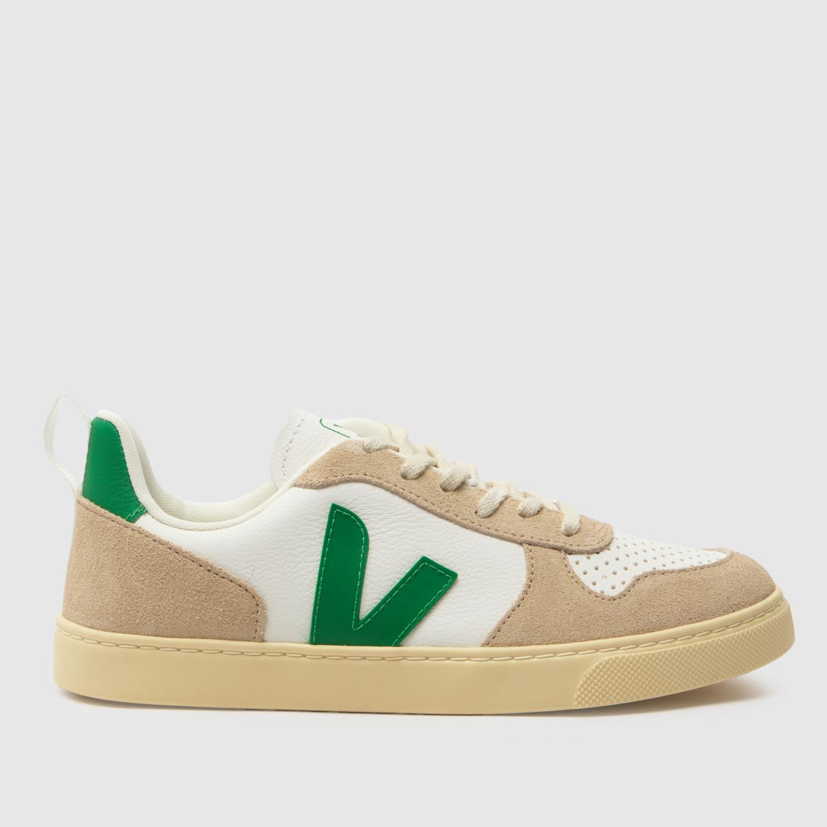 VEJA vita & beige v-10 pojkar/ungdomsskor