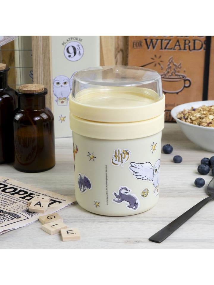 Geda Labels Food to go Becher Harry Potter Eule in Gelb - 500ml günstig kaufen onesize