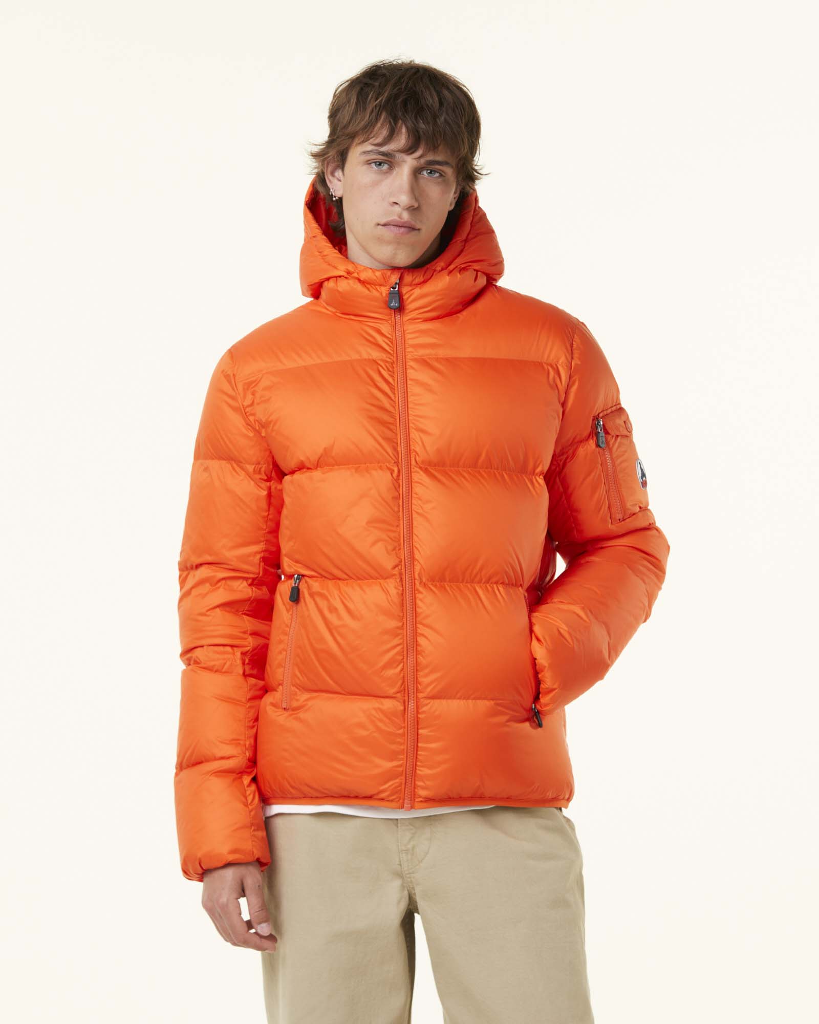 Doudoune à capuche Grand Froid Orange foncé Java
