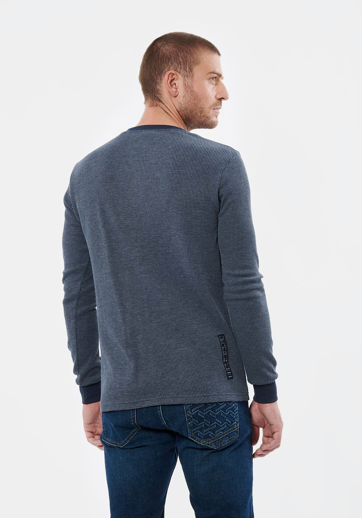 RIAD   T-shirt bleu marine homme