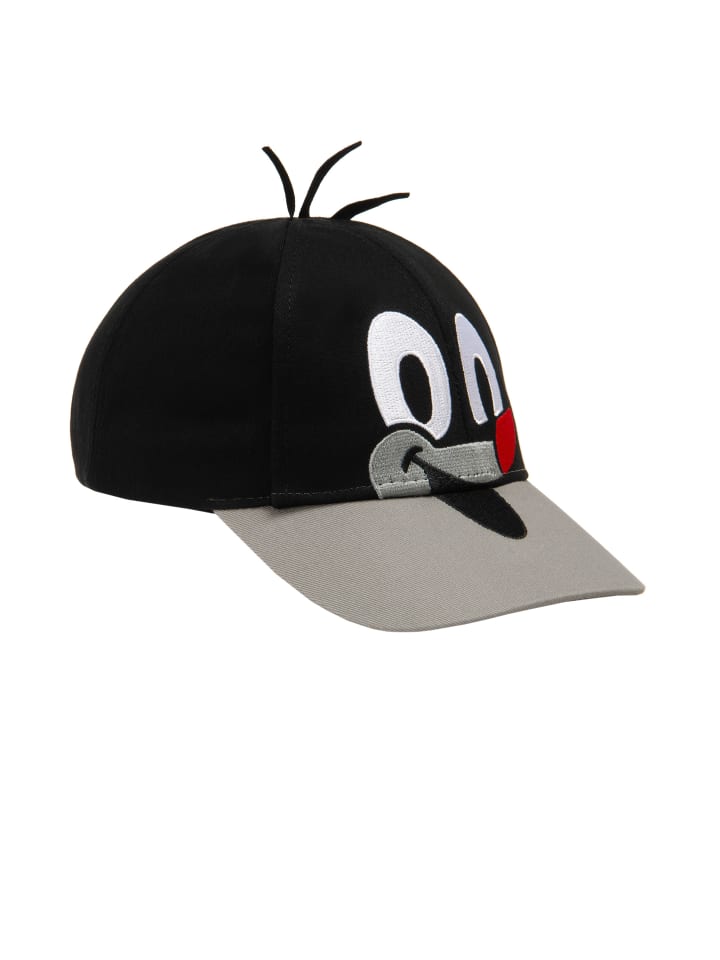 koaa Snapback Cap Der kleine Maulwurf - Mascot in schwarz-grau günstig kaufen 4-6 Jahre