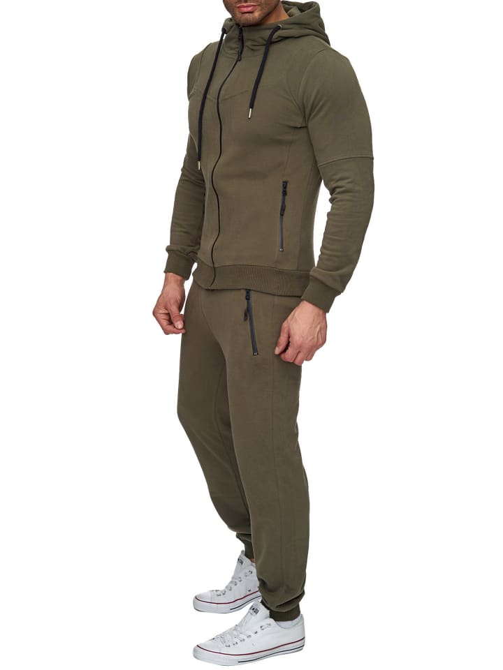 RESLAD Trainingsanzug Basic Set in khaki günstig kaufen