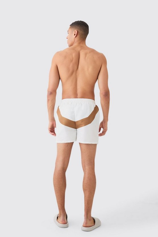 Kurze Retro-Badehose