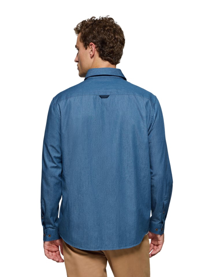 Polo Club Hemd in DENIM günstig kaufen