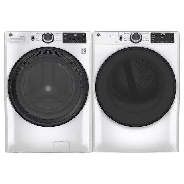GE 7.8-cu ft Stackable Smart Electric Dryer (White) ENERGY STAR