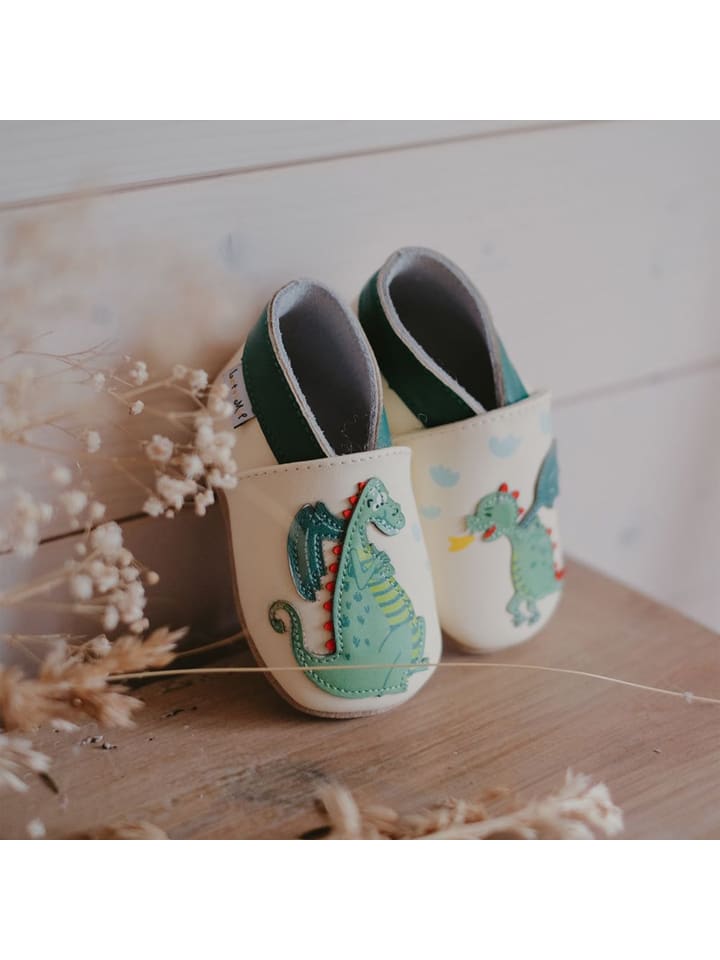 Lait et Miel Leder-Krabbelschuhe 