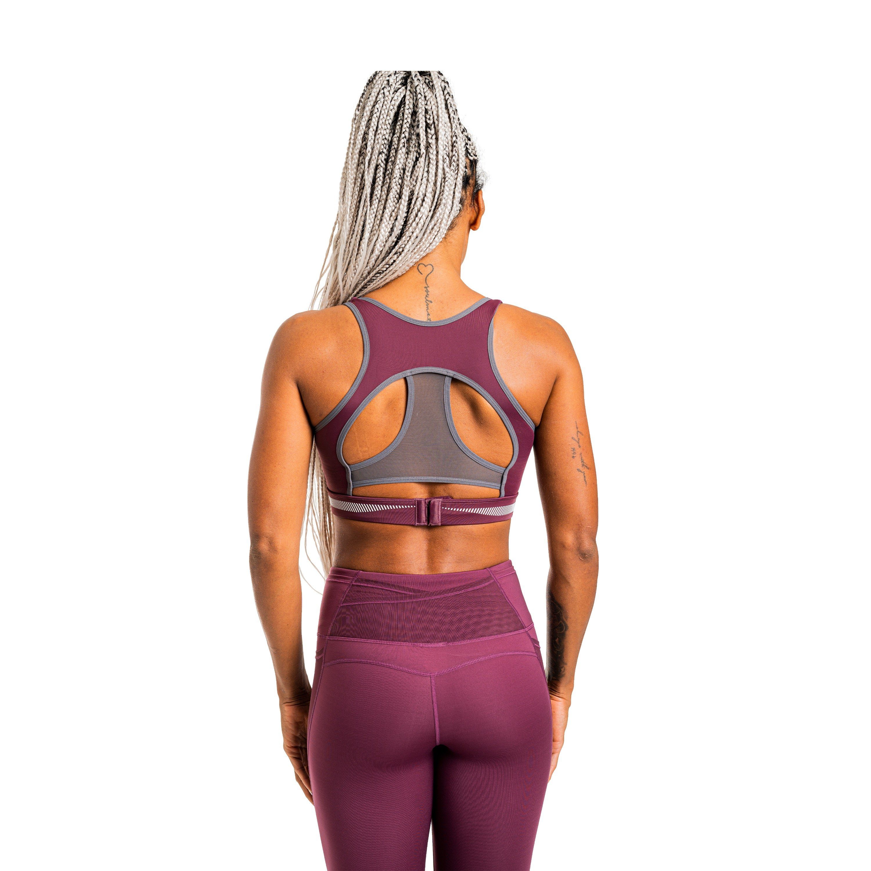 GYM AESTHETICS Sport-BH Training mächtiges Tech-Gewebe Sport BH für Damen leistungsstark, schnelltrocknend
