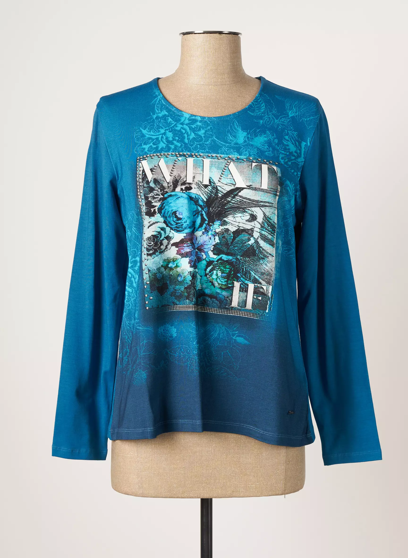 Agathe   Louise Tshirts Femme couleur bleu