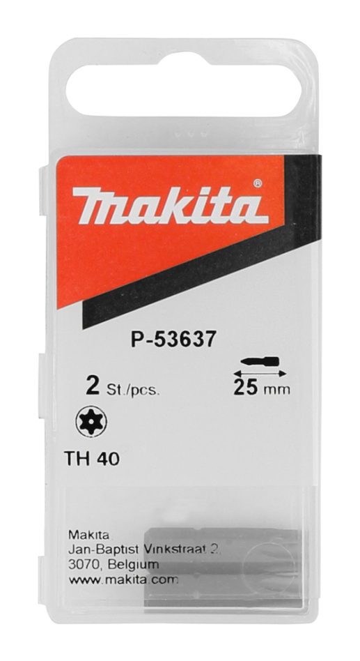 Príslušenstvo Makita P-53637 Skrutkovací bit TR40x25mm 2 ks.