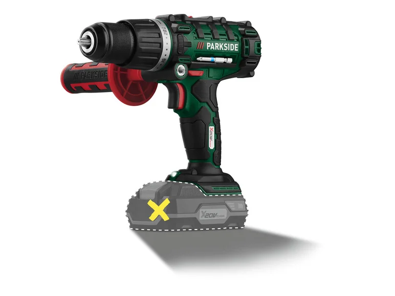 Furadeira/Parafusadeira de Impacto Sem Fio 3 em 1 PARKSIDE® PSBSA 20-Li C3, 20 V