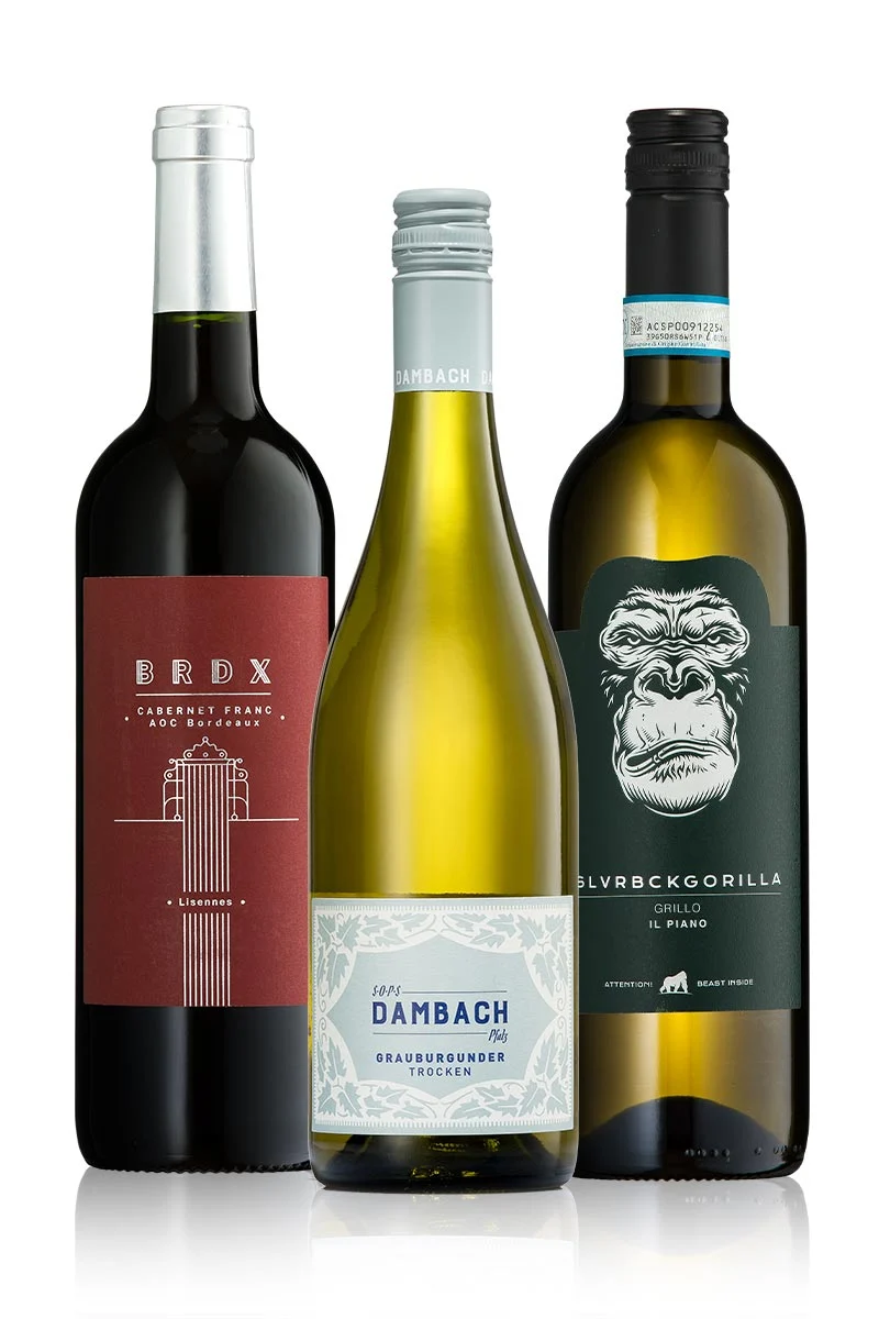 Weintrio zu Pizza Geile Weine Weinpaket