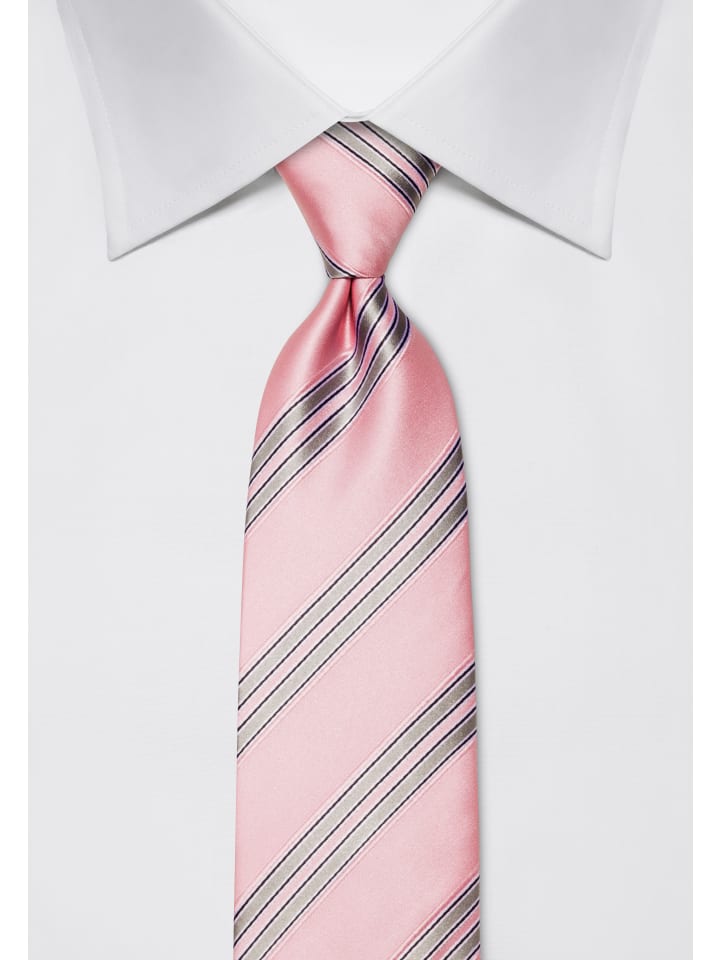 Vincenzo Boretti Krawatte in rosa günstig kaufen onesize