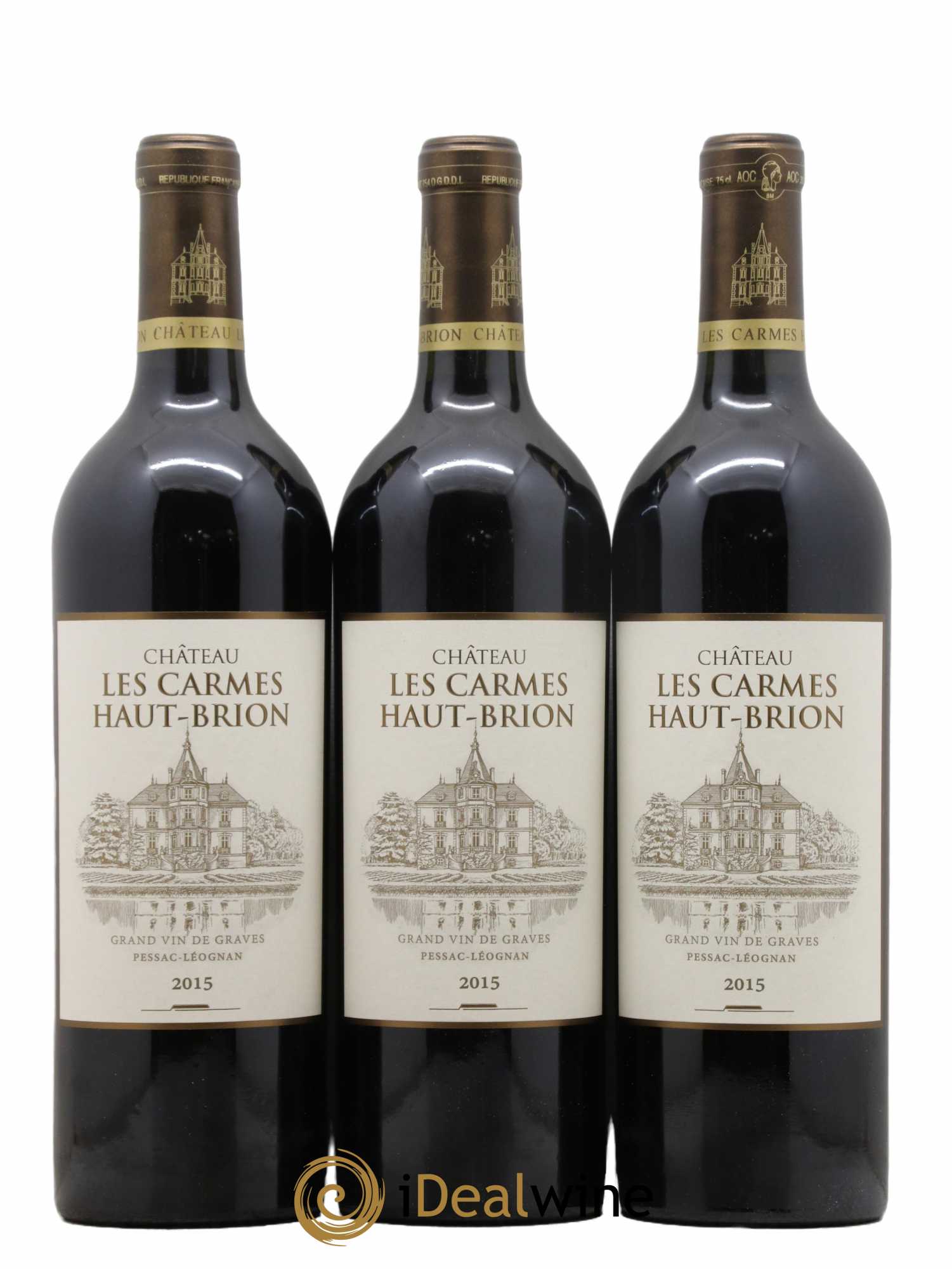 Château Les Carmes Haut-Brion  2015 - Lot de 12 Bouteilles