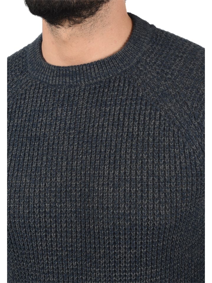 BLEND Strickpullover BHCarrizal 20712238 ME Strickpulli aus Grobstrick in mittelblau günstig kaufen