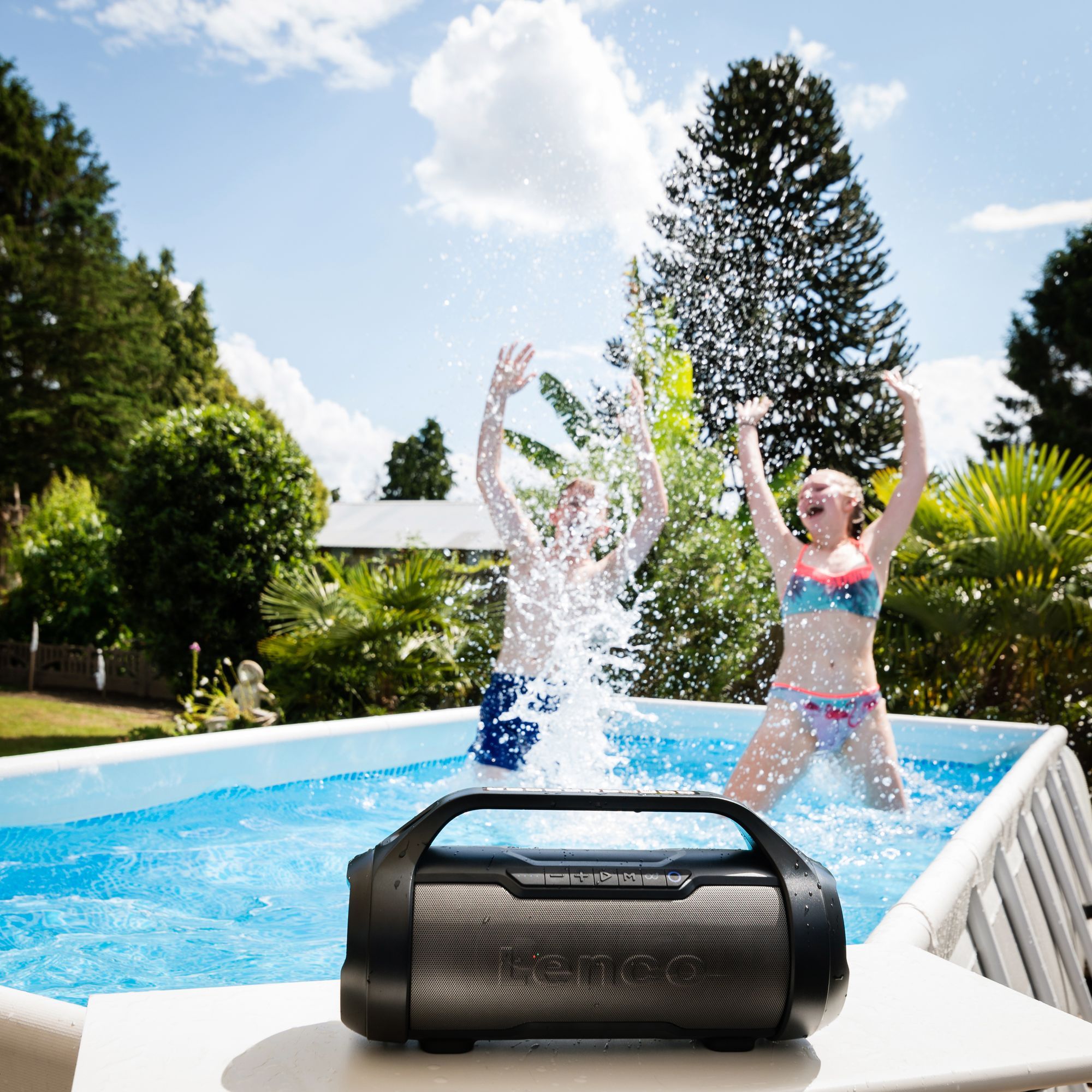 Lenco SPR-070BK Bluetooth Lautsprecher