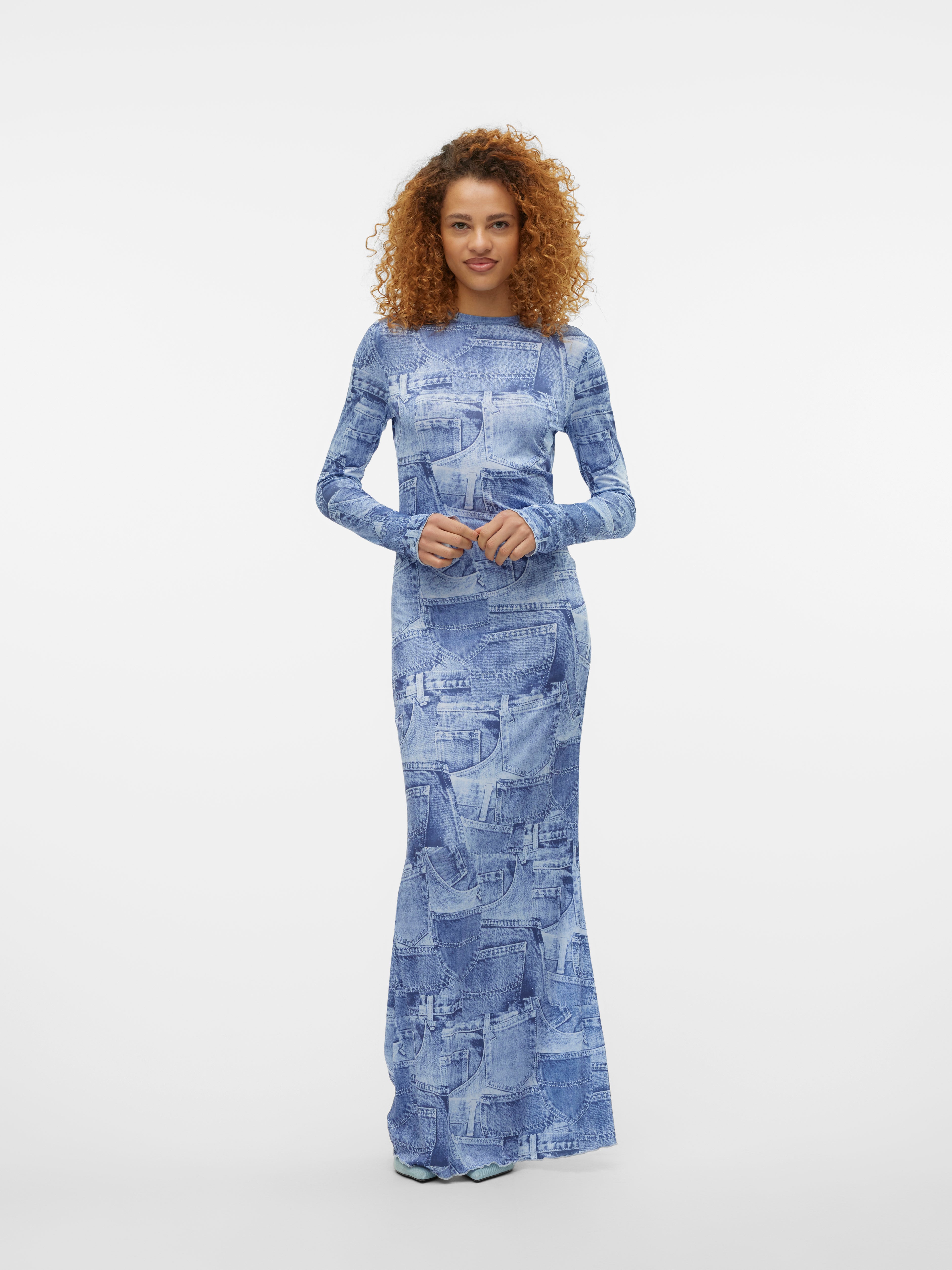 SOMETHINGNEW x SANDRA LAMBECK Langes Kleid