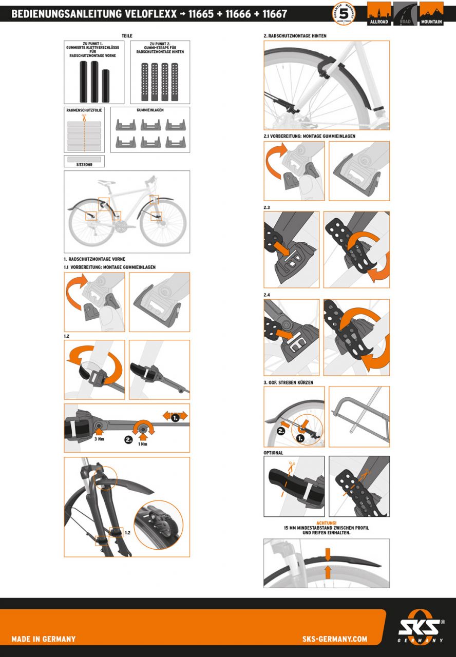 SKS Germany Veloflexx 55 26-28