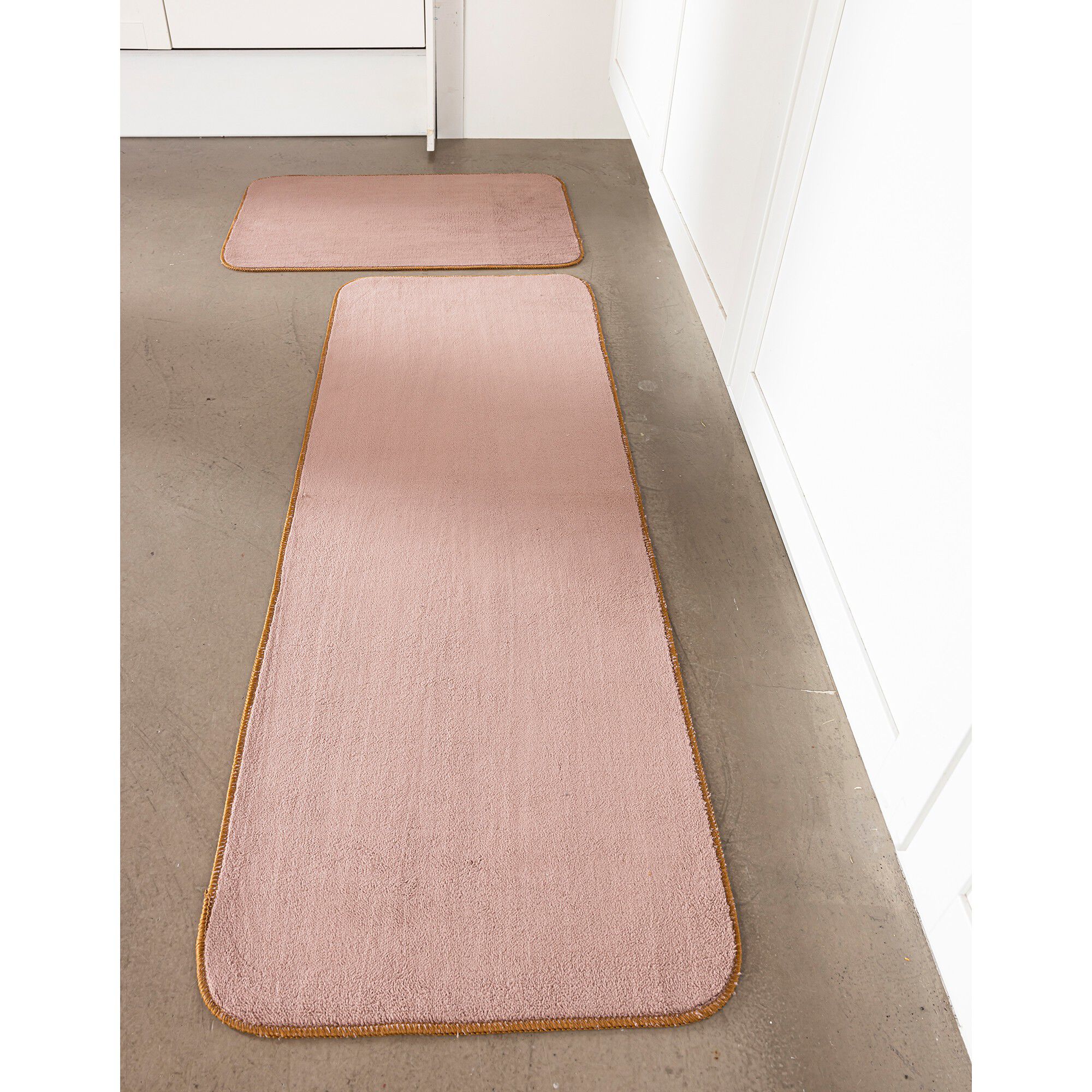 Tapis de cuisine microfibre absorbante unie