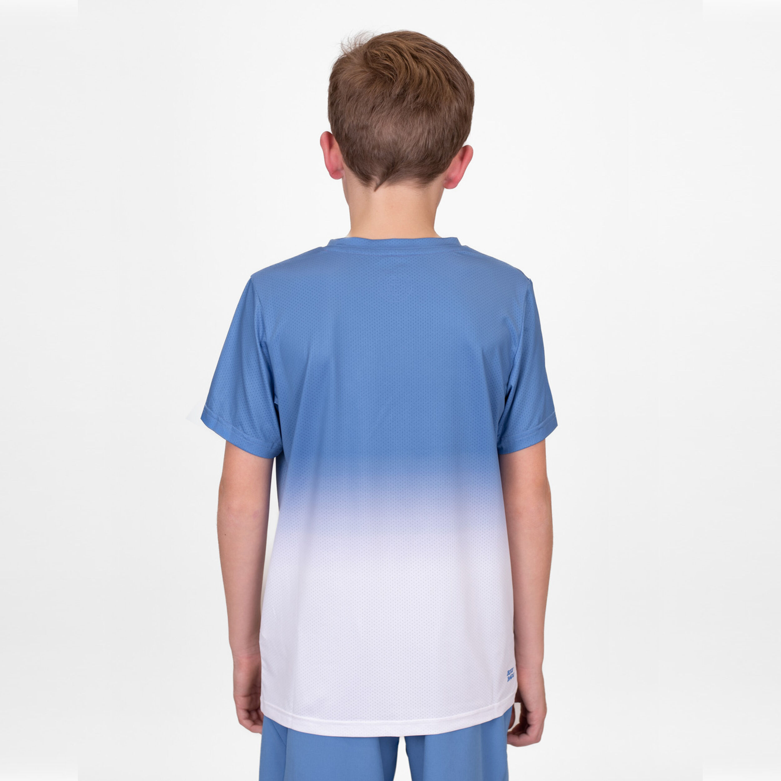 Crew Gradiant T-Shirt Jungen - Blau, Weiß