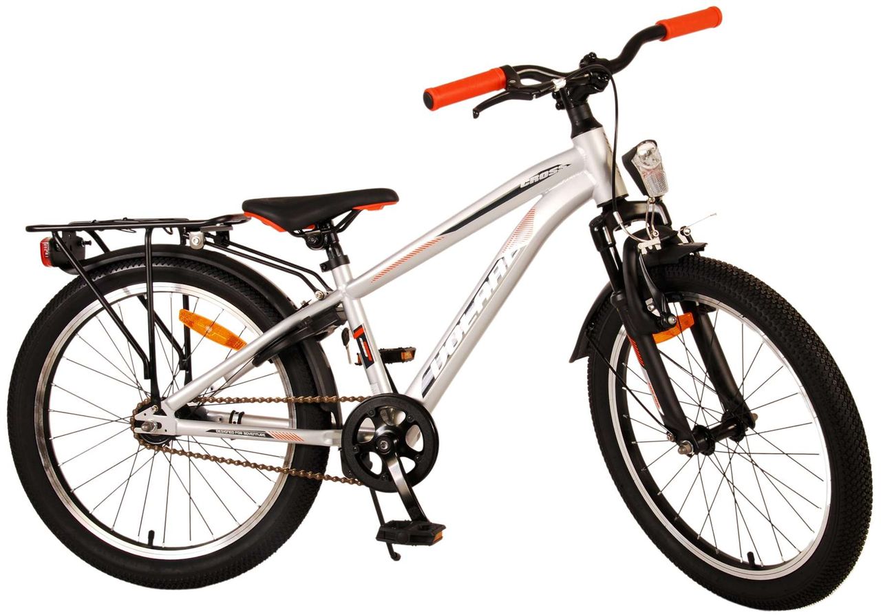 Volare Cross Kinderfahrrad - Jungen - 20 Zoll - Silber