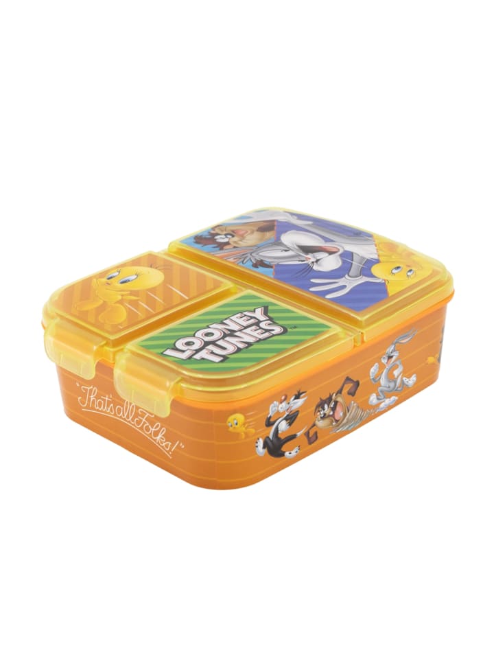Looney Tunes  Brotdose Bugs Bunny Premium Lunchbox mit 3 Fächern in Orange günstig kaufen onesize