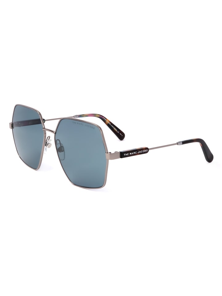Marc Jacobs Damen-Sonnenbrille in Silber/ Blau günstig kaufen 59