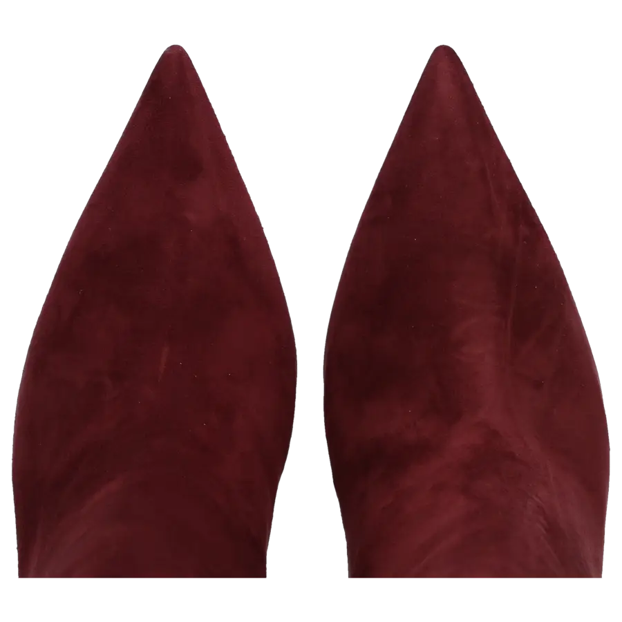 Gianvito Rossi - Klassische Stiefeletten REUS Veloursleder - rot