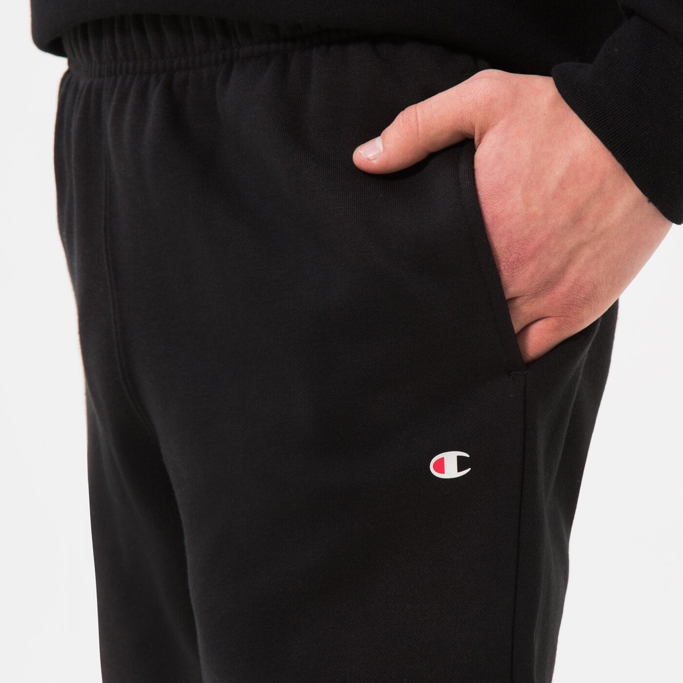 CHAMPION HOSE RIB CUFF PANTS Schwarz