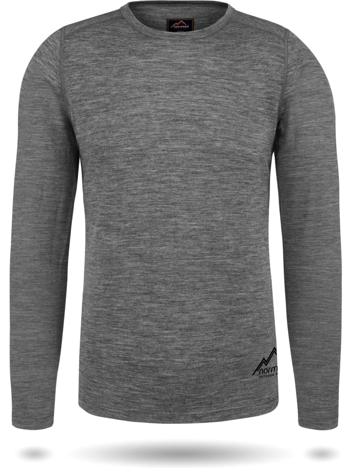Normani Outdoor Sports Herren Merino Unterwäsche-Set Melbourne/Sydney in Grau günstig kaufen