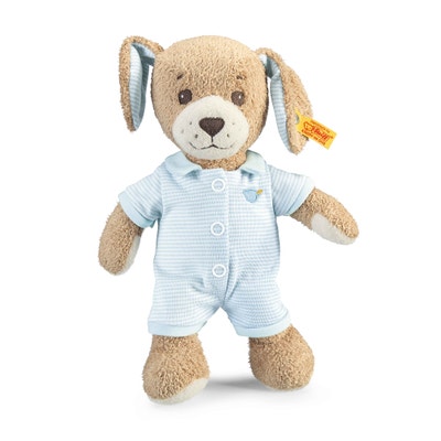 Gute-Nacht-Hund, 28 cm, hellblau