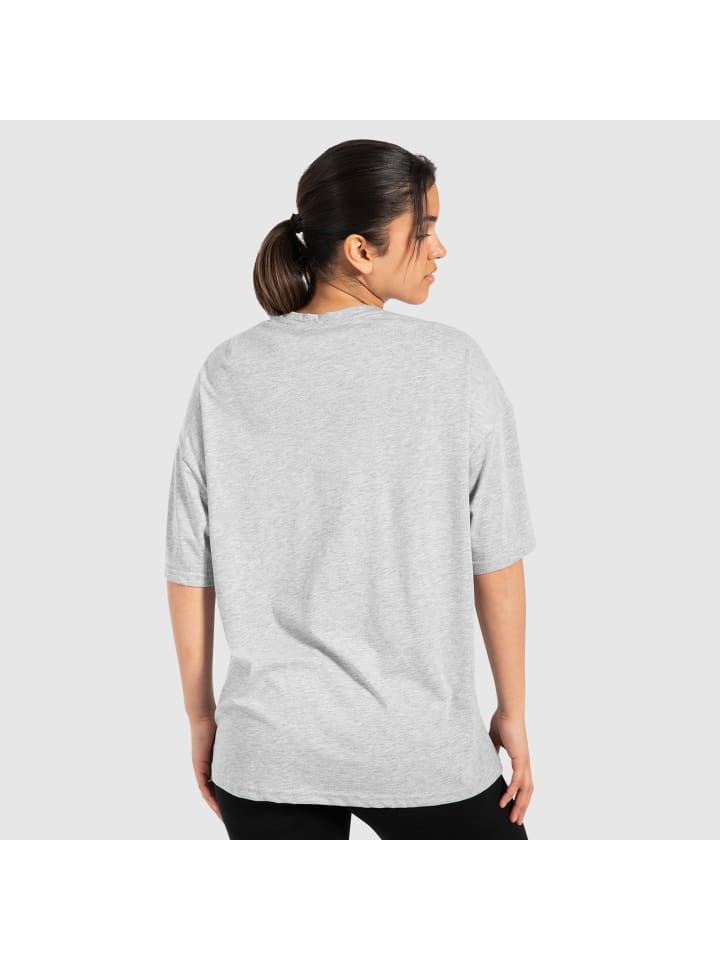 SMILODOX Unisex T-Shirt Macey in Grau Melange günstig kaufen