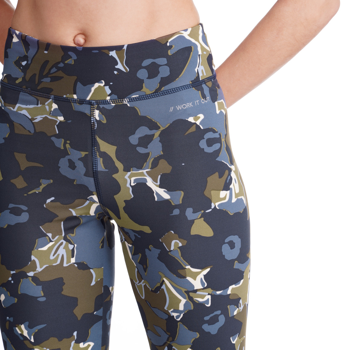 78 Damen Sport-Leggings mit Allover-Muster
