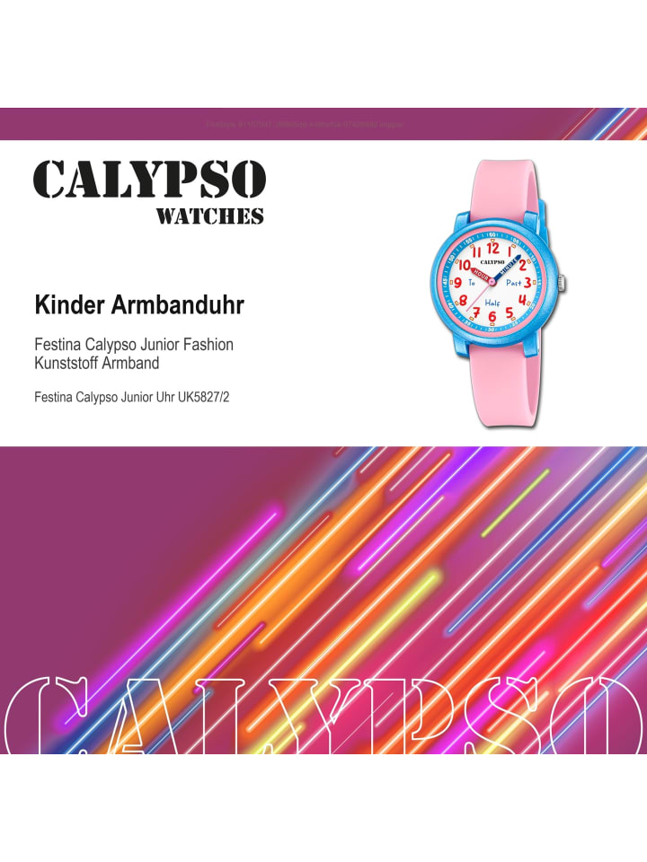 Calypso Analog-Armbanduhr Calypso Junior rosa mittel (ca. 32mm) günstig kaufen onesize