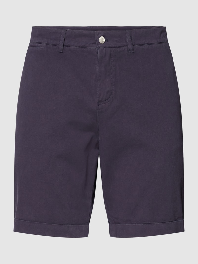 Bermudas mit 5-Pocket-Design Modell 'Carter' in dunkelblau