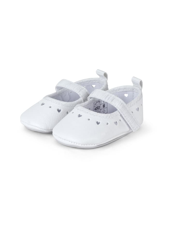 Sterntaler Baby Ballerinas Herz in weiß günstig kaufen