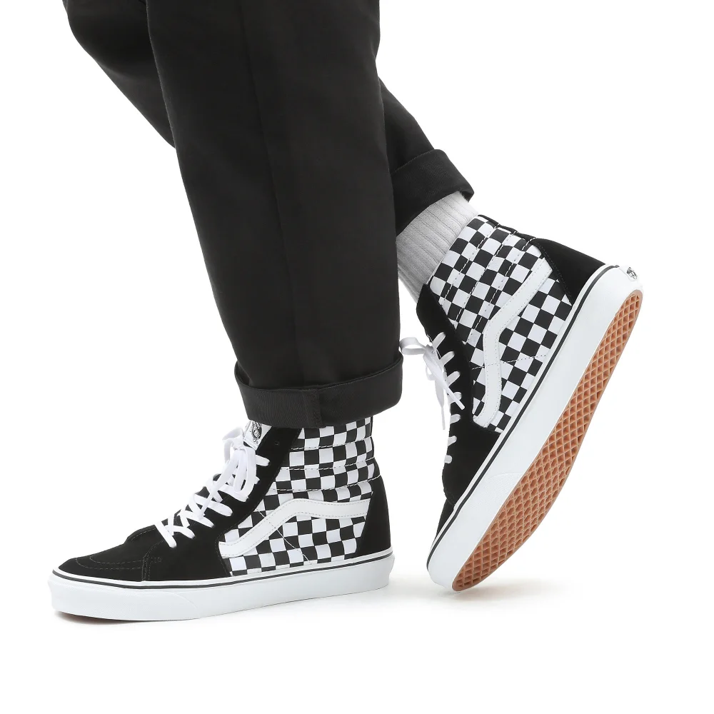 Vans SK8 Hi UA Checkerboard VN0A32QGHRK1 / schwarz