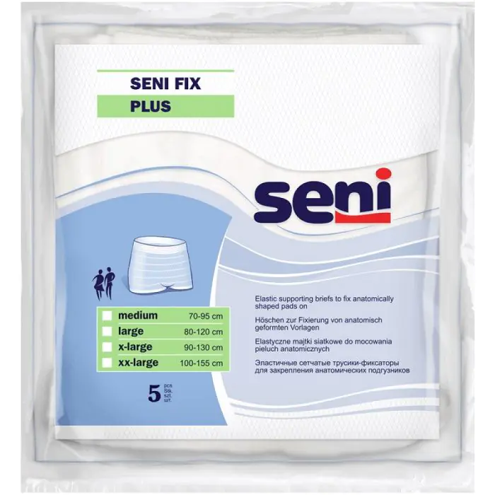 Seni Fix Plus, atramą suteikiančios tinklinės kelnaitės, 100–155 cm, XXL dydis