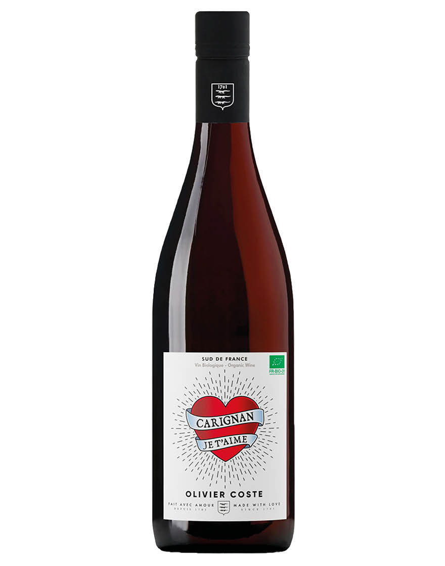 Pays d'Oc IGP Carignan Noir Je T'aime 2020 Olivier Coste 0,75 ℓ