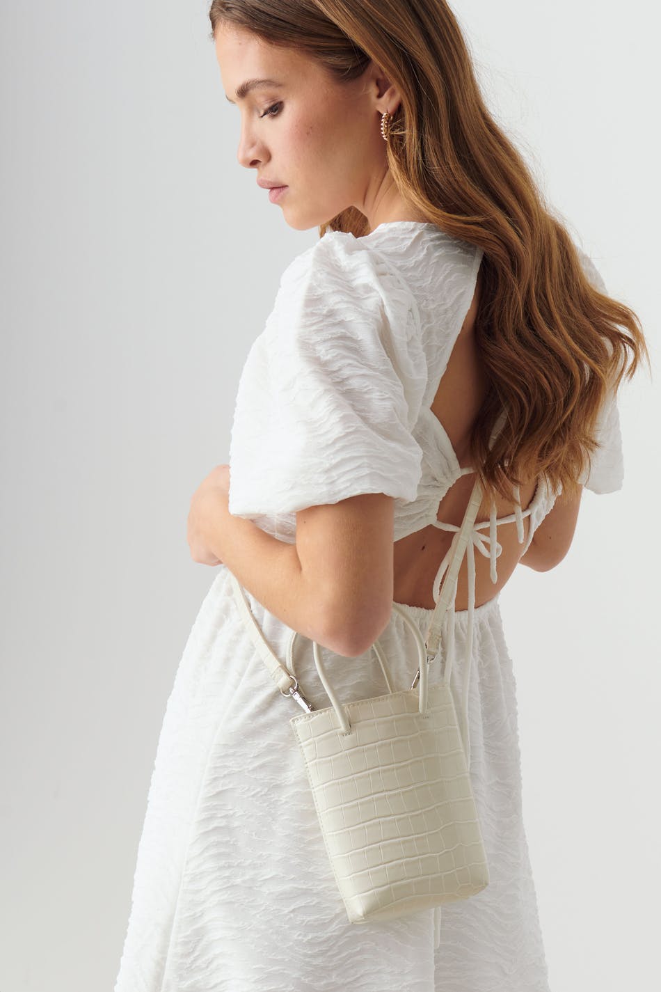 Croco mini bag