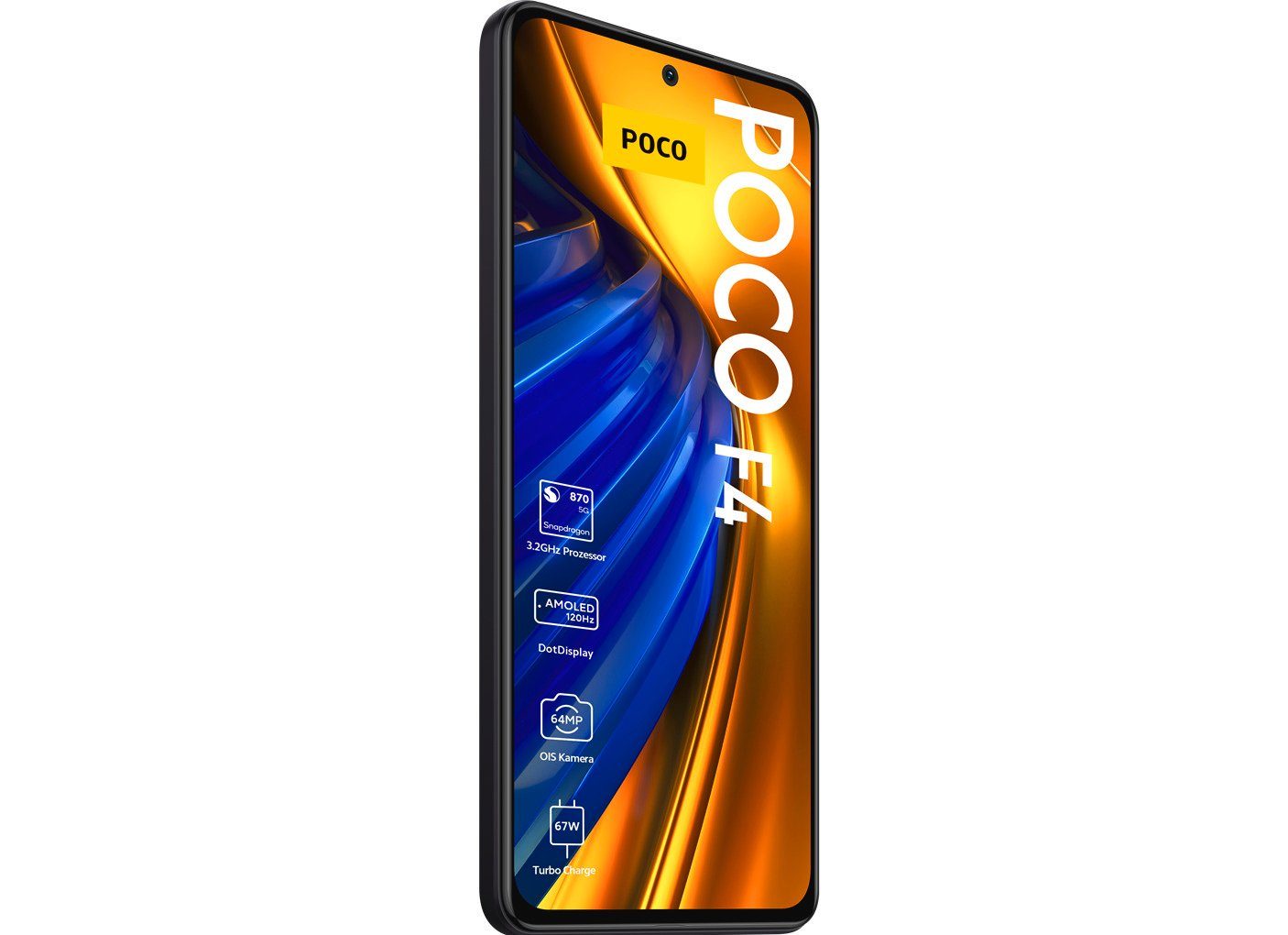 Xiaomi POCO F4 6GB+128GB Smartphone (16,9 cm/6,67 Zoll, 128 GB Speicherplatz, 64 MP Kamera)
