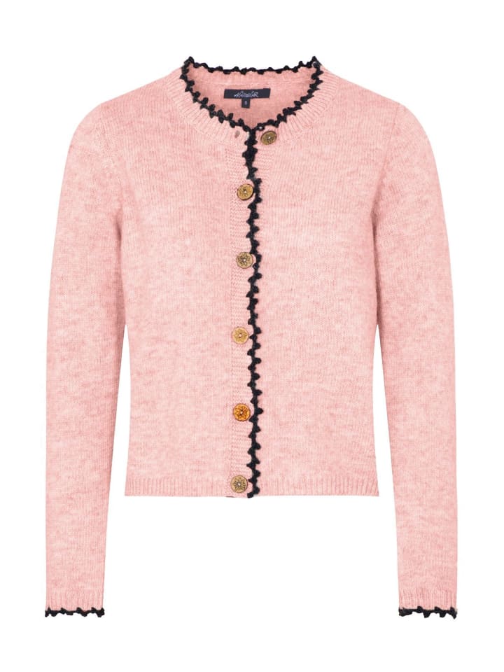 Hangowear Strickjacke WIBERTA in rosa günstig kaufen