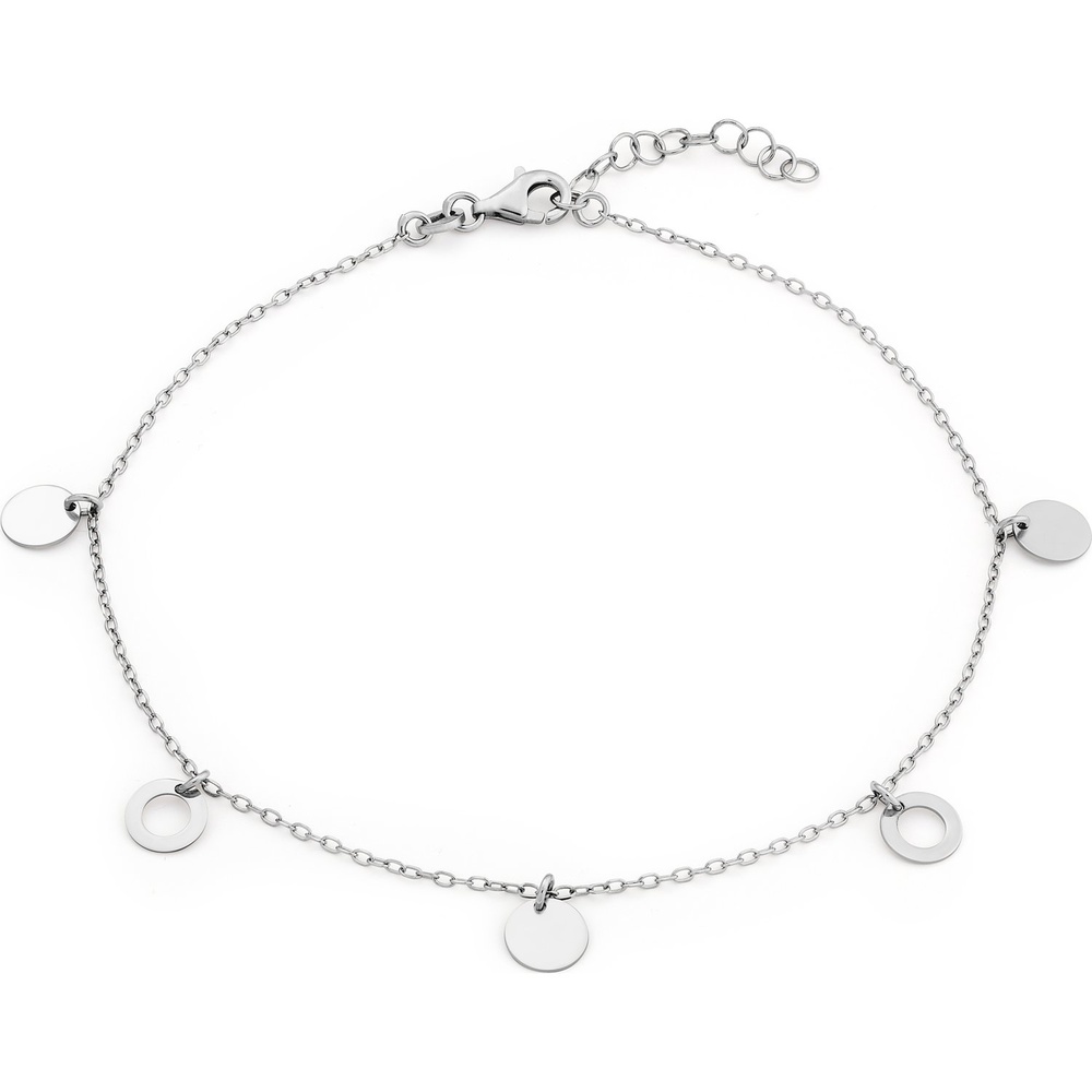 FAVS Bracelet cheville 925 Argent rhodié Bracelet