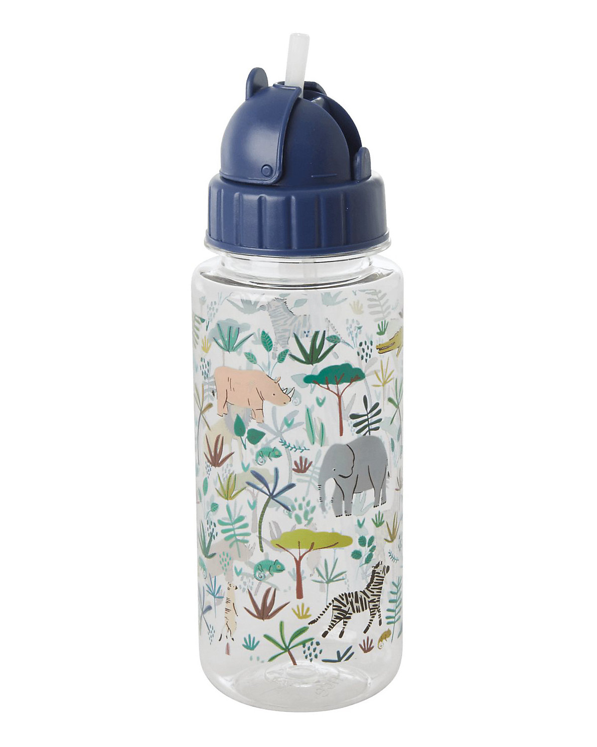 Tritan-Trinkflasche Dschungeltiere grün, 500 ml