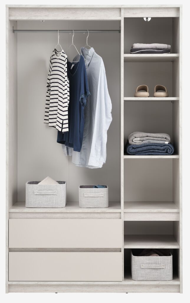 BILLUND BILLUND cabinet 119x193 4 doors 2 drawers travertine/beige