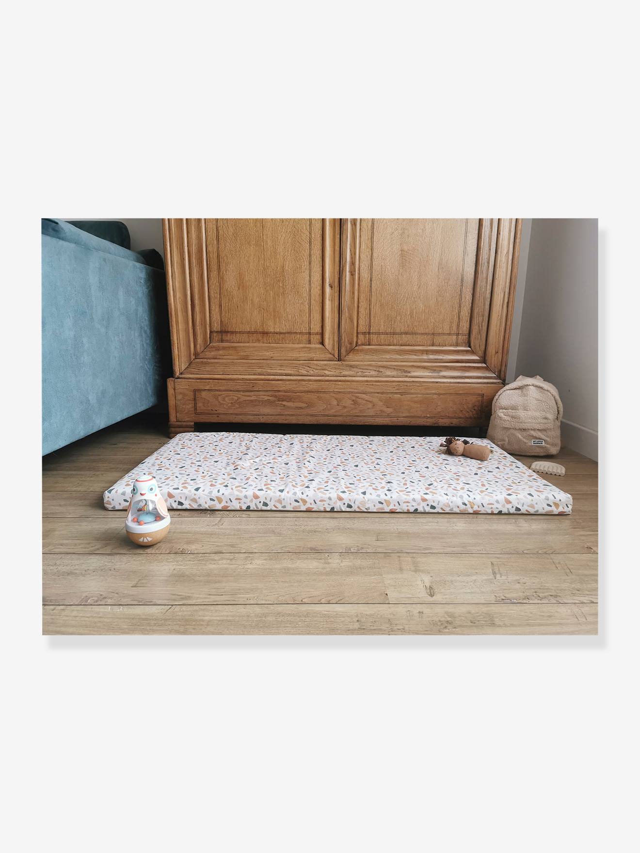 Matelas de voyage bébé 60x120 cm CANDIDE terrazzo